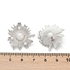 Brass ABS Imitation Pearl Stud Earrings EJEW-M082-06P-3