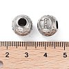 304 Stainless Steel Rhinestone European Beads STAS-A092-10D-P-3