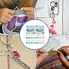 Round Stitch Markers HJEW-AB00283-6