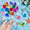 20Pcs 20 Styles Plastic Cabochons KY-SP0001-27-3