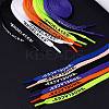 32Pcs 16 Colors Polyester Flat Custom Shoelace AJEW-SZ0001-91-4