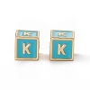 Rack Plating Brass Enamel Beads KK-B060-04G-06-3