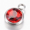 Glass Charms GLAA-G019-P08-2