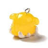 Marine Series Transparent Resin Pendants RESI-E031-02P-01-2