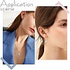 Brass Micro Pave Pale Turquoise Cubic Zirconia Charms ZIRC-BBC0001-09-6