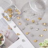 48Pcs 2 Colors 304 Stainless Steel Charms STAS-FH0002-29A-4