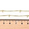 2.5MM Brass Round Ball Box Chain Necklaces NJEW-M108-38G-3