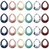 24Pcs 6 Colors Acrylic Big Pendants OACR-FS0002-65-1