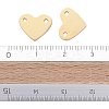 Ion Plating(IP) 304 Stainless Steel Stamping Blank Tag Pendants STAS-I311-17B-G-4