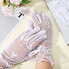 6 Pairs 6 Styles Polyester Lace Gloves AJEW-GL0002-71-3