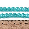 Transparent Glass Imitation Cat Eye Beads Strands GLAA-Q110-01B-07-4