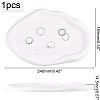 Gesso Jewelry Dish DJEW-WH0037-87-2