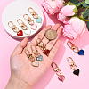 10Pcs Alloy Enamel Pendant Decorations HJEW-YW00154-4
