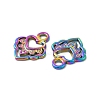 Ion Plating(IP) 304 Stainless Steel Pendants STAS-B032-08MC-3