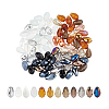 3Bags 3 Colors  Transparent Glass Beads  Segmented Multi-Color Beads GLAA-PH0003-36A-7