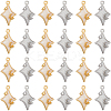 32Pcs 2 Colors Alloy Enamel Pendants ENAM-SC0005-63-1