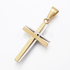 304 Stainless Steel Pendants STAS-H360-06GP-2