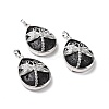 Natural Lava Rock Pendants G-G900-01P-24-1