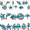 Ocean Theme Wooden Sea Animal Pendant Decorations PW-WG532B8-01-1