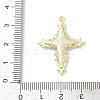 Rack Plating Alloy Enamel Rhinestone Pendants PALLOY-R151-37G-3