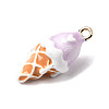 Alloy Enamel Pendants PALLOY-T094-02B-2