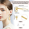 925 Sterling Silver Stud Earring Findings STER-BBC0009-91C-2
