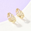 Hollow Heart Brass Hoop Earrings EJEW-Z102-16G-1