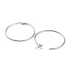 Non-Tarnish Ring 304 Stainless Steel Hoop Earrings for Women Men EJEW-B049-02G-P-2