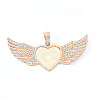 Alloy Pendant Cabochon Settings LS-PALLOY-S107-001KC-RS-1