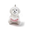 Flocky Resin Pendants FIND-A061-02D-1