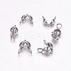 Tarnish Resistant 304 Stainless Steel Bead Tips LS-X-STAS-F117-44P-1