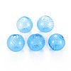 Transparent Handmade Blown Glass Globe Beads GLAA-T012-40C-05-1