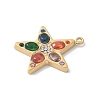 304 Stainless Steel Rhinestone Pendants STAS-Z122-51G-02-2