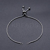 Tarnish Resistant Adjustable 201 Stainless Steel Slider Bracelets Making LS-STAS-S105-JN646-1-4