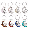 Natural & Synthetic Gemstone Keychain KEYC-TAC00041-1