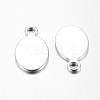 201 Stainless Steel Stamping Blank Tag Pendants STAS-Q109-2