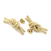 Ion Plating(IP) 304 Stainless Steel Stud Earrings for Women EJEW-N054-18G-2