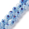 Handmade Millefiori Lampwork Beads Strands LAMP-G164-05L-1