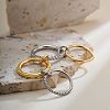Brass Micro Pave Cubic Zirconia Finger Rings FS-WG6545E-09-2
