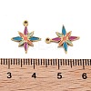 Ion Plating(IP) 316 Stainless Steel Enamel Charms X-STAS-U014-69G-3