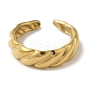 Ion Plating(IP) 304 Stainless Steel Open Cuff Rings for Women X-RJEW-Z053-09G-2