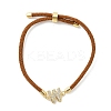 Adjustable Nylon Cord Bracelets BJEW-C096-01G-23-4