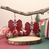 Christmas Theme Iron Acrylic Dangle Earrings FS-WGD1984-05-1