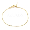 304 Stainless Steel Add a Bead Adjustable Texture Cable Chains Bracelets for Women BJEW-M307-01D-G-1