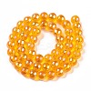 Electroplate Transparent Glass Beads Strands X-GLAA-T032-T8mm-AB11-3