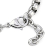 304 Stainless Steel Box Chains Bracelets BJEW-S156-02P-3