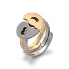 304 Stainless Steel Cuff Rings LS-RJEW-K287-04C-4