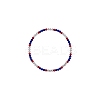 Polymer Clay Rhinestone Round Beaded Necklaces NJEW-SW00049-02-8