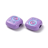Spray Painted Alloy Enamel Beads PALLOY-M215-15M-3