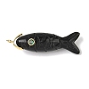 Natural & Synthetic Mixed Gemstone Carved Pendants G-P599-07G-2